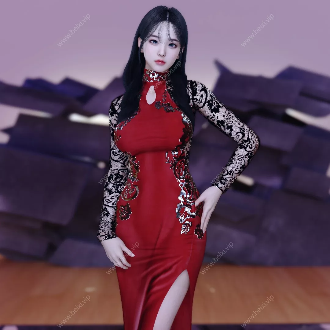 Lace_cheongsam