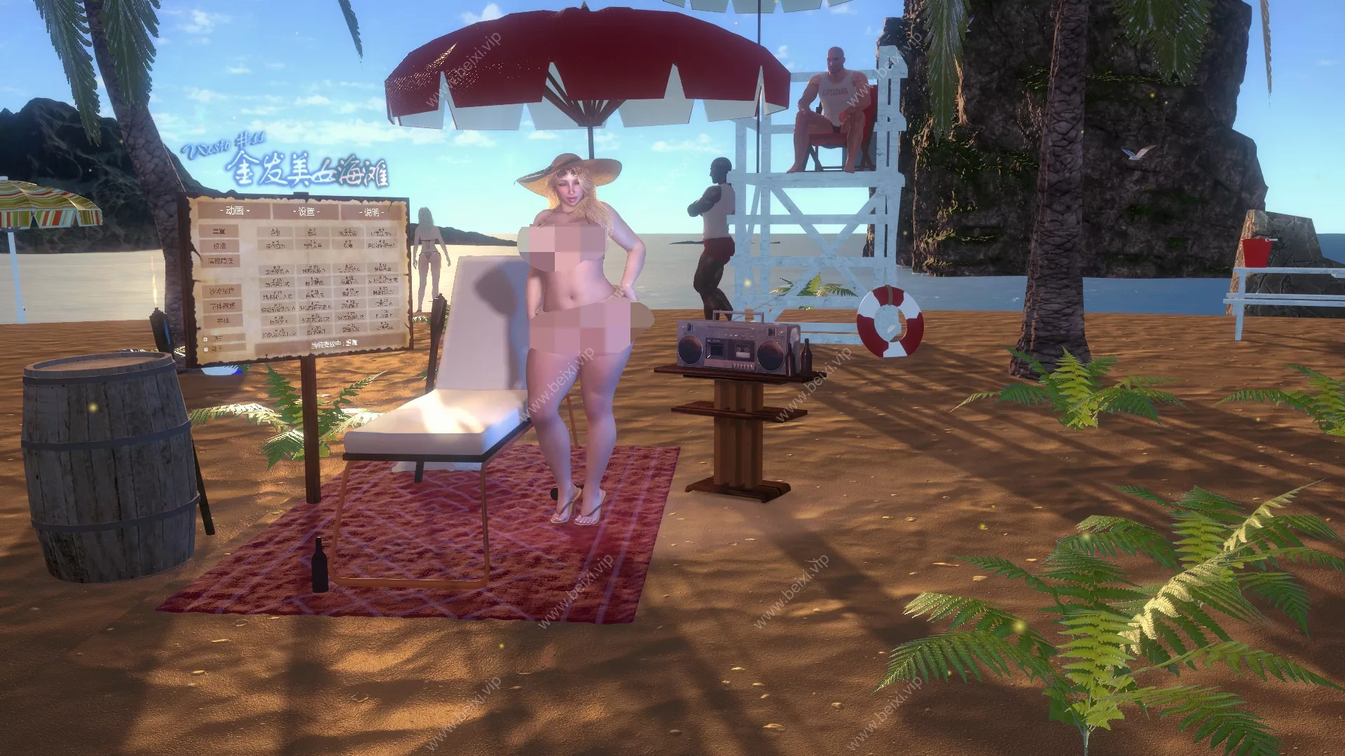汉化版Westo_#11_-_Bimbo_Beach_-_FULL_4&金发美女海滩完整版